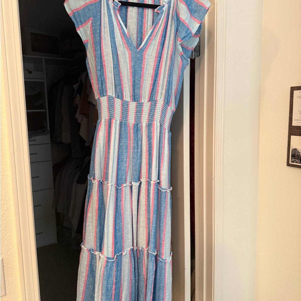 Rails Pastel Striped Dress